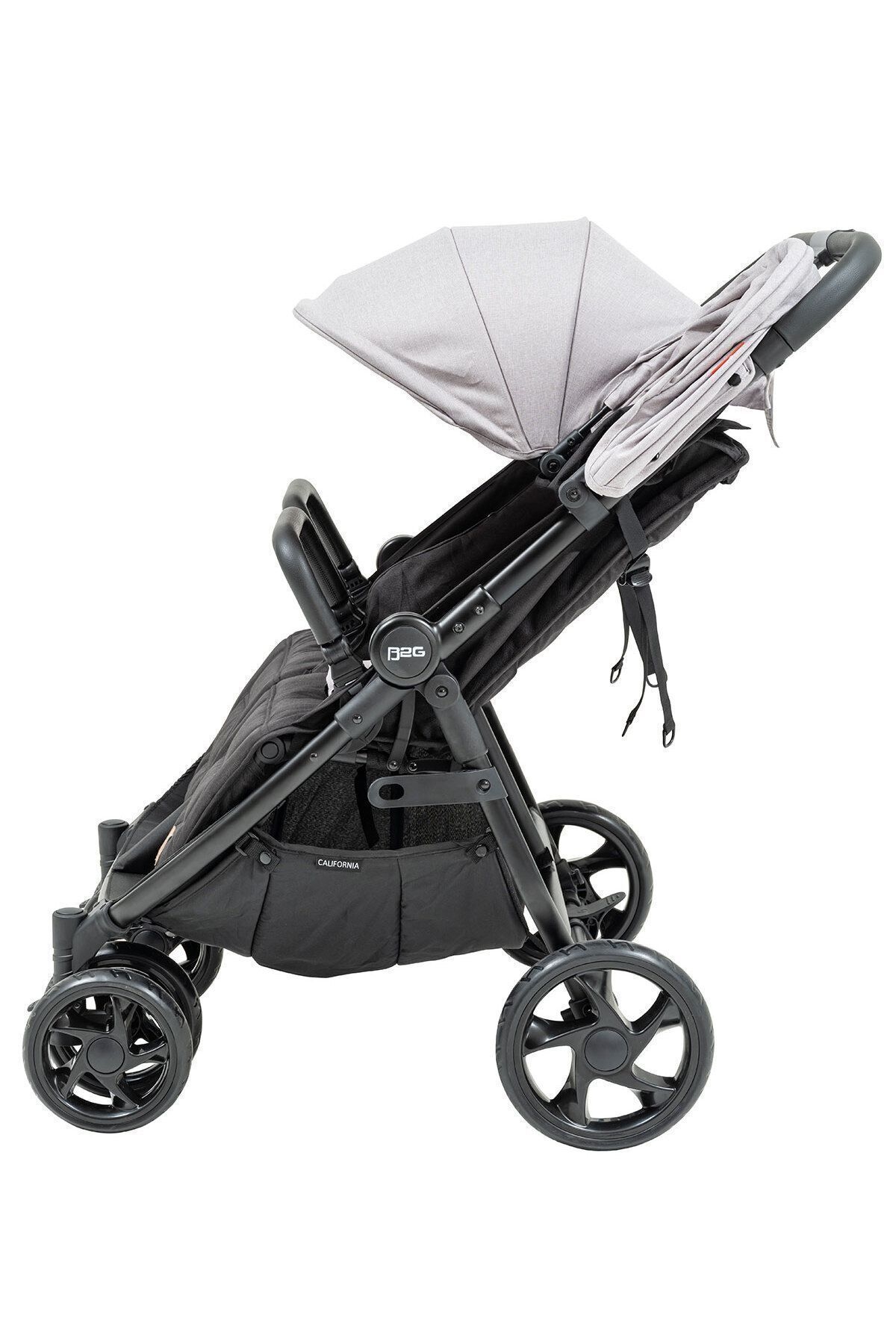 Baby2Go%20California%20Ikiz%20Bebek%20Arabası%20Siyah